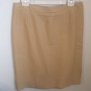 Vintage Escada Leather Pencil Skirt